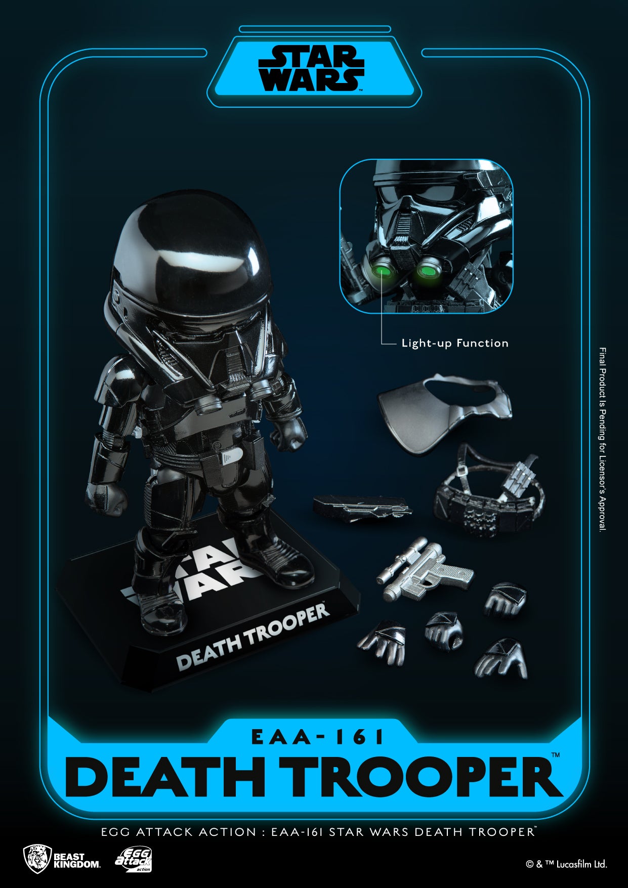 STAR WARS - Death Trooper - Figure Egg Attack Action 16.5cm