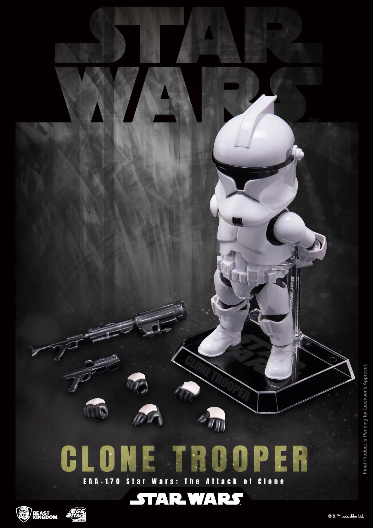 STAR WARS - Clone Trooper - Figure Egg Attack Action 16.5cm