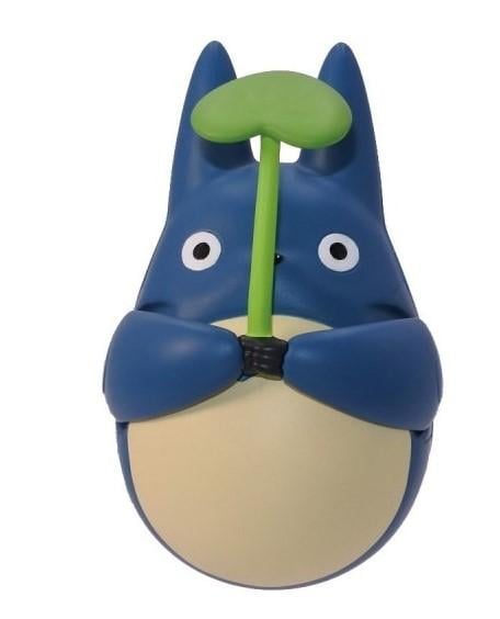 MY NEIGHBOR TOTORO - Blue Totoro with leaf - Figure Culbuto 5.8cm