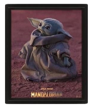 STAR WARS - The Mandalorian Grogu - 3D Lenticular Poster 26x20cm