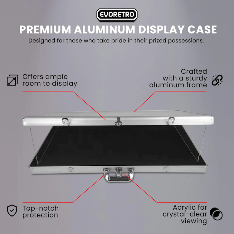 EVORETRO - Show Case Aluminium/Acrylic 91x60x10cm