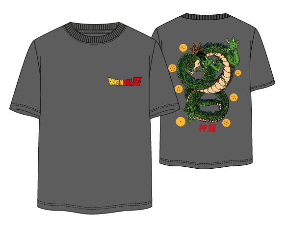 DRAGON BALL - Shenron - Unisex T-Shirt Grey (L)