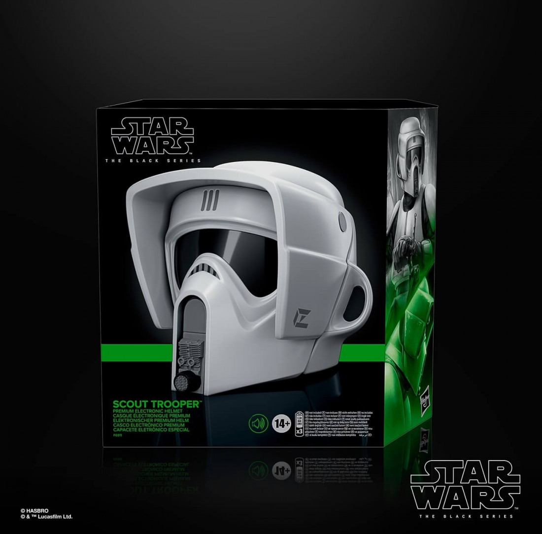 STAR WARS 6 - Casque éléctronique Biker Scout Black Series