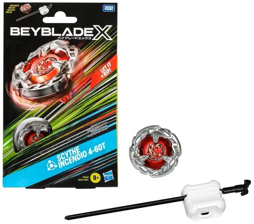 BEYBLADE X - Scythe Incendio 4-60T Starter Pack