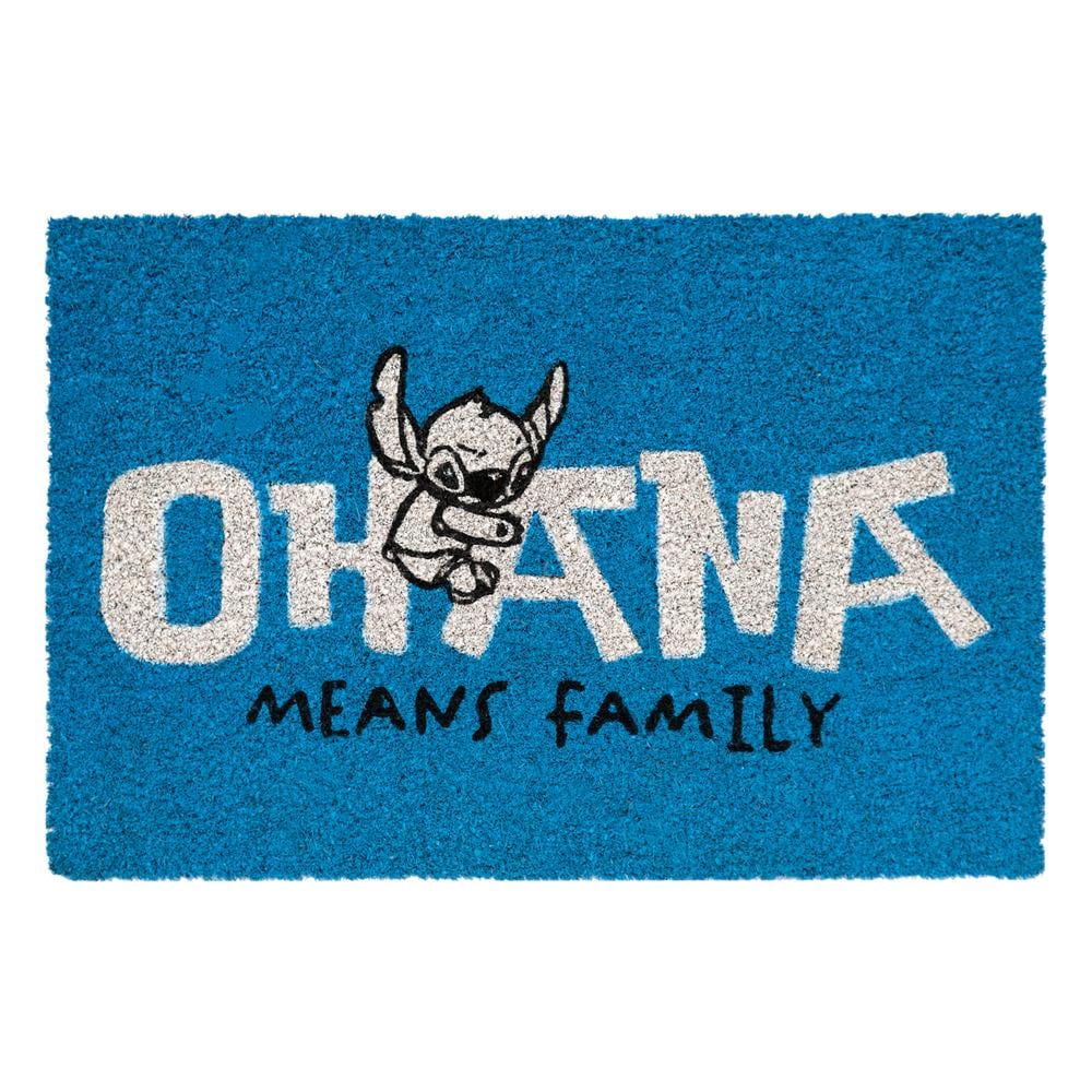 STITCH - Ohana - Blue Doormat