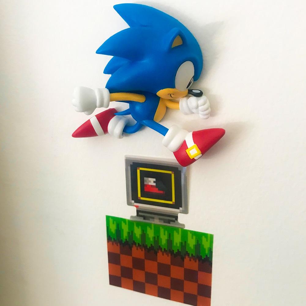 SONIC - Vinyl 3D Wall Stickers - 2 Pc + Stickers