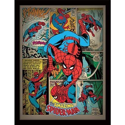 SPIDER-MAN - Retro - Collector Print 30x40cm
