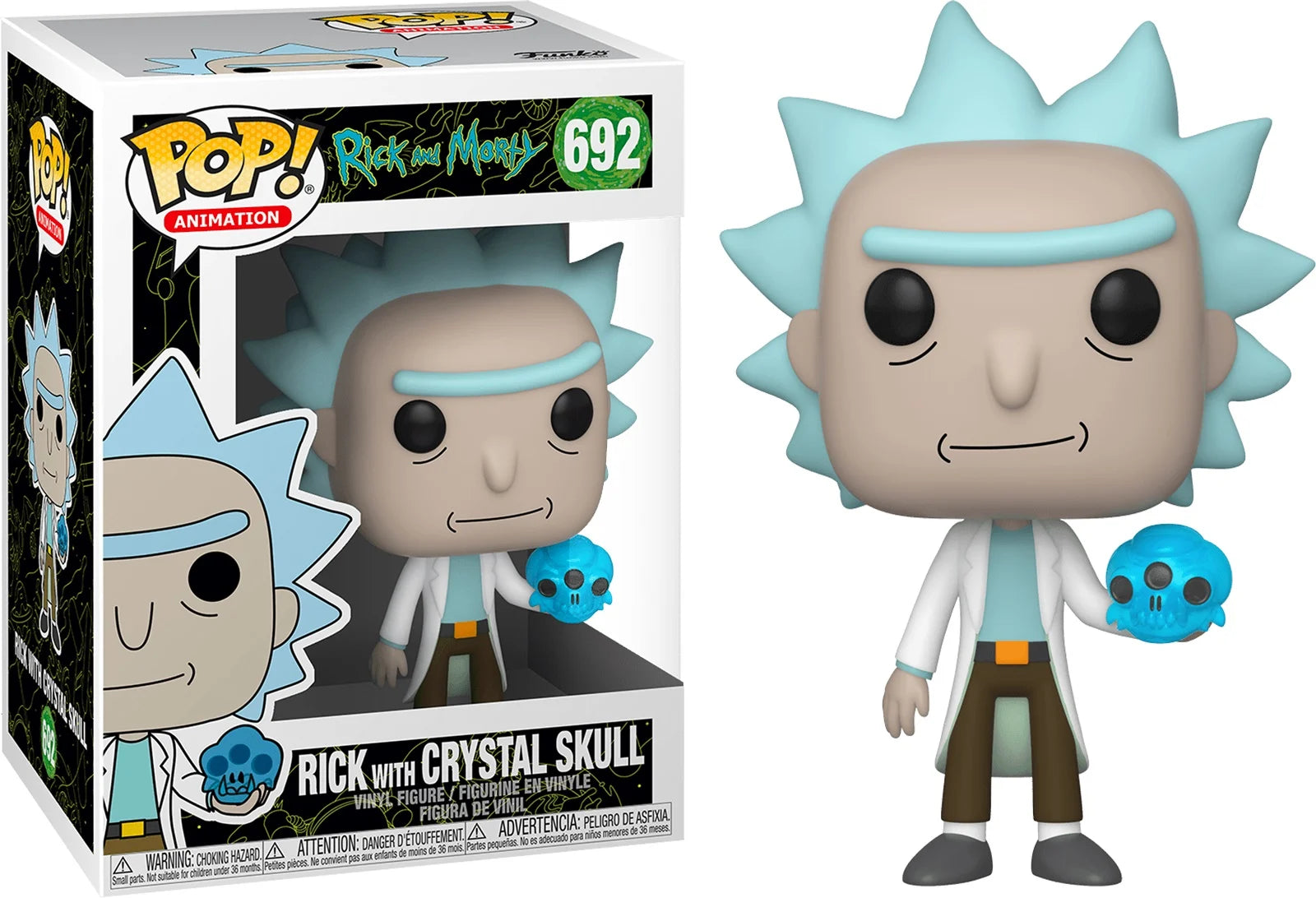 RICK & MORTY - POP N° 692 - Rick w/Crystal Skull