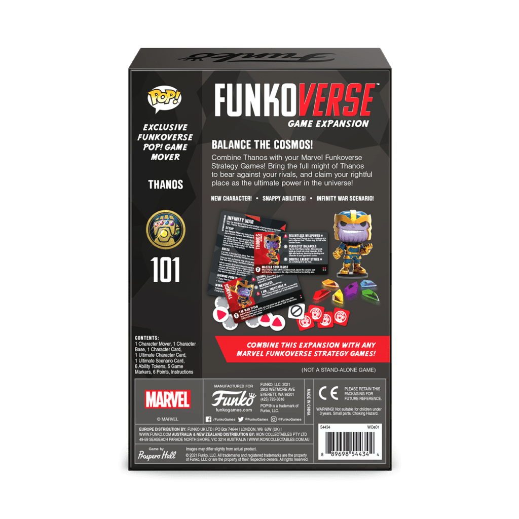 MARVEL - Funkoverse 101 1-Pack - Expansion Thanos 'UK'