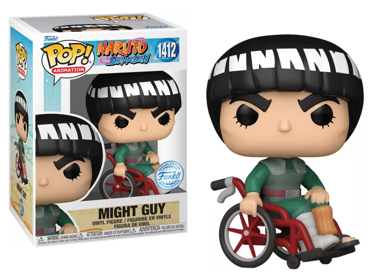 NARUTO - POP Animation N° 1412 - Might Guy (Wheelchair)