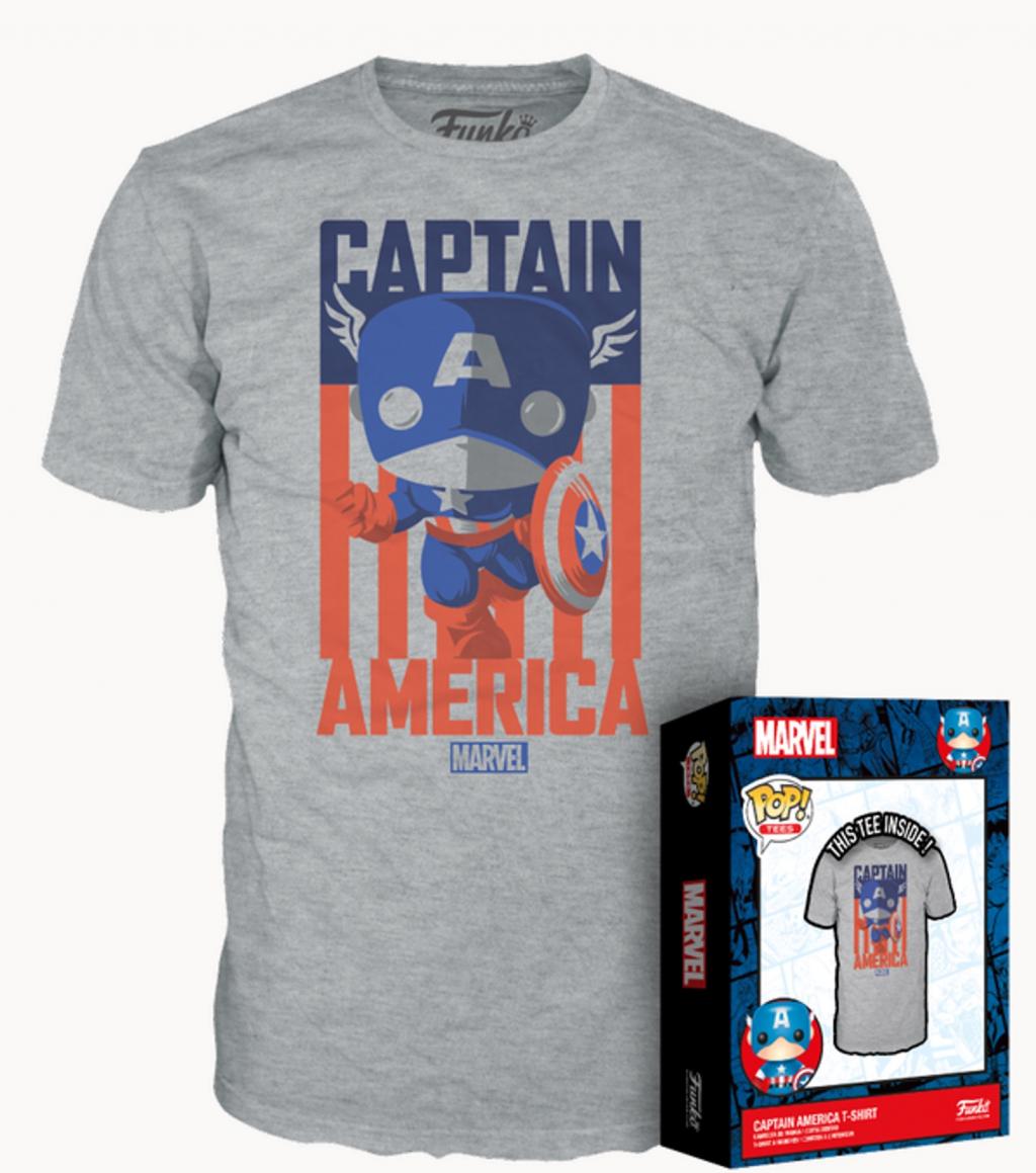 MARVEL - Captain America - T-Shirt POP (S)
