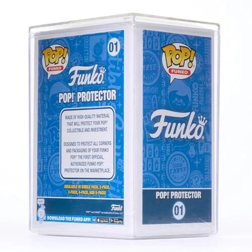 FUNKO STORAGE BOX - Hard Acrylic POP Protector Box 'Official By FUNKO'