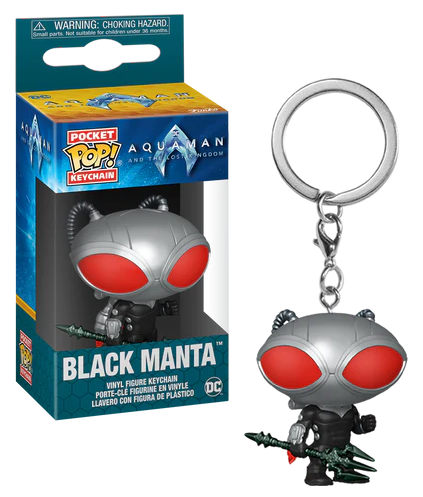 AQUAMAN 2 - Pocket Pop Keychains - Black Manta