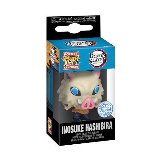 DEMON SLAYER - Pocket Pop Keychains - 7th Form Inosuke