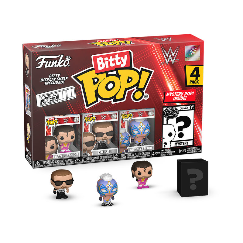 WWE - Bitty Pop 4 Pack 2.5cm - Razor Ramon