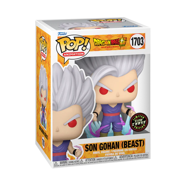 DBS SUPER HERO - POP Animation N° 1703 - Gohan Beast with Chase (GITD)