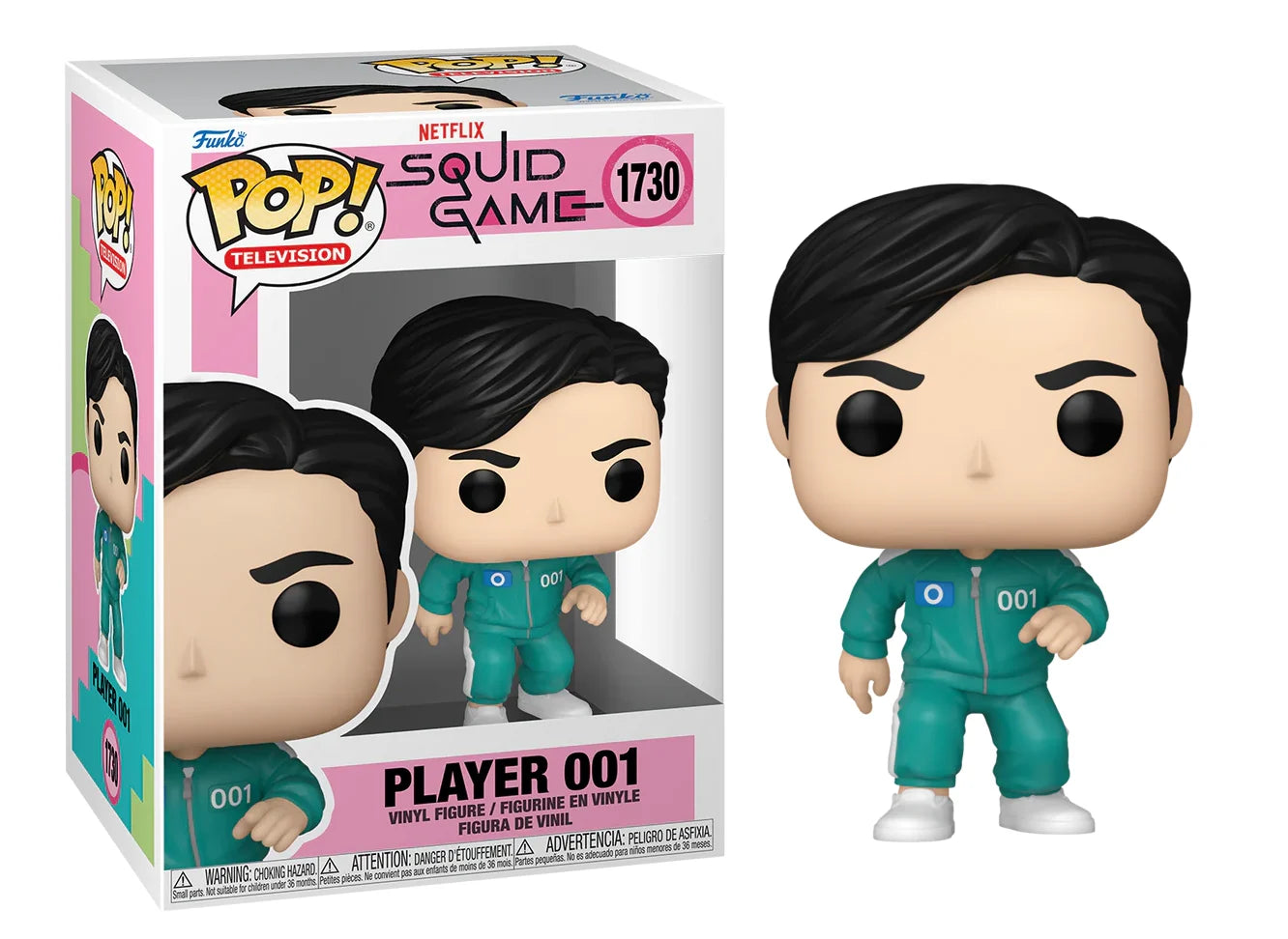 SQUID GAME - POP Television N° 1730 - Player 001