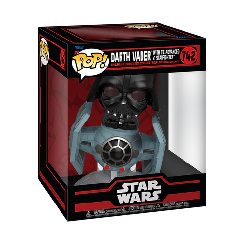 STAR WARS DARKSIDE - POP Ride DLX N°742 -Tie Advanced with Darth Vader