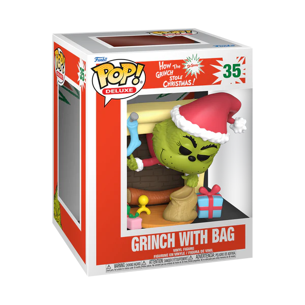 LE GRINCH - POP Deluxe N° 35 - Grinch avec Sac