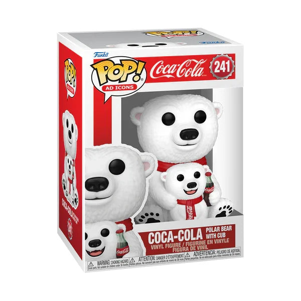 COCA-COLA - POP & Buddy N° 241 - Coca-Cola Polar Bear with Cub