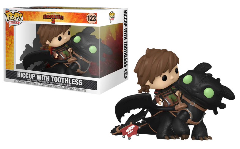 HOW TO TRAIN YOUR DRAGON - POP Ride DLX N° 123 - Hiccup with Toothless