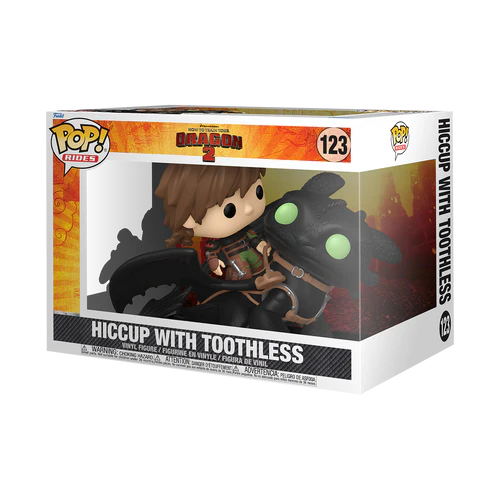 HOW TO TRAIN YOUR DRAGON - POP Ride DLX N° 123 - Hiccup with Toothless