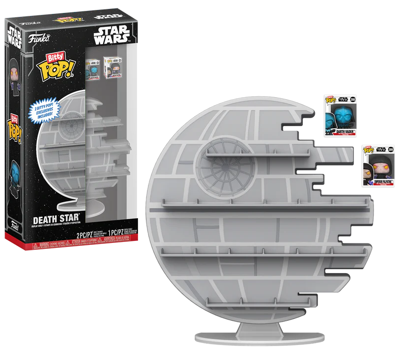 BITTY POP Display - Death Star w/2 Exclusive Bitty Pop