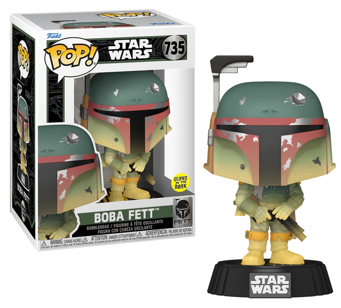 STAR WARS FETT LEGACY - POP Star Wars N° 735 - Boba Fett (GITD)