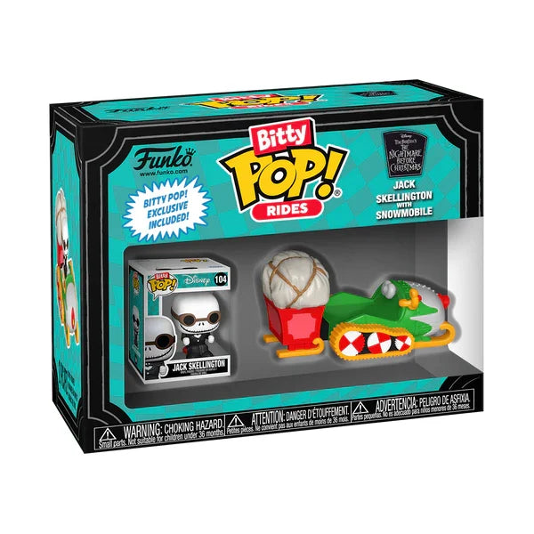 NBX - Bitty Pop Ride - Jack Skellington with Snowmobile