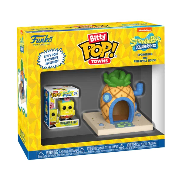 SPONGEBOB - Bitty Pop Town - Spongebob and pineapple house