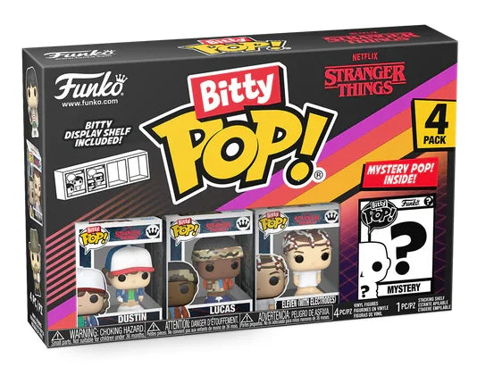 STRANGER THINGS - Bitty Pop 4 Pack 2.5cm - Dustin