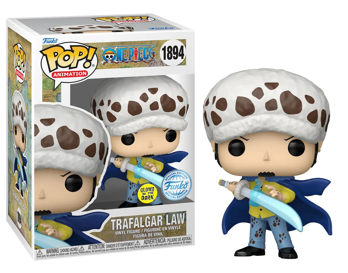 ONE PIECE - POP Animation N° 1894 - Law with Blue Anesthesia (GitD)