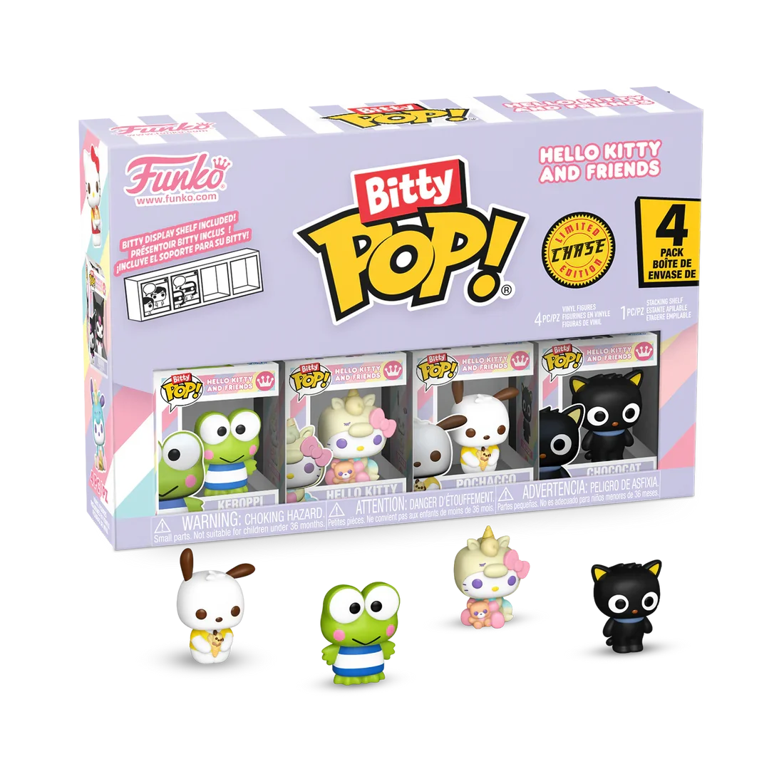 SANRIO - Bitty Pop 4 Pack 2.5cm - Keroppi