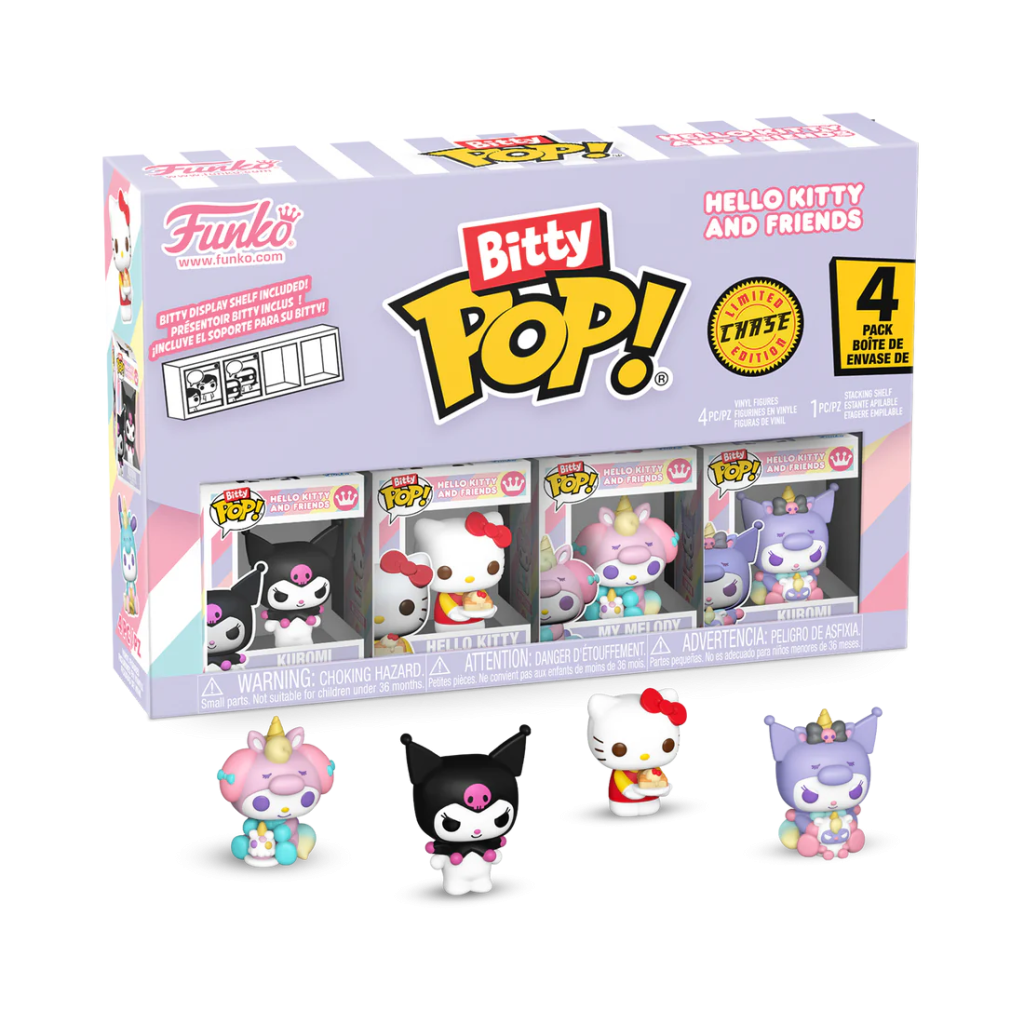 SANRIO - Bitty Pop 4 Pack 2.5cm - Kuromi