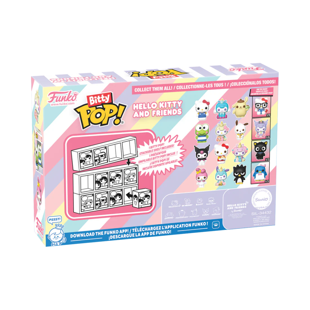 SANRIO - Bitty Pop 4 Pack 2.5cm - Kuromi