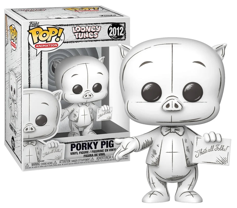 LOONEY TUNES - POP Animation N° 2012 - Porky Pig (Sketched Deco)