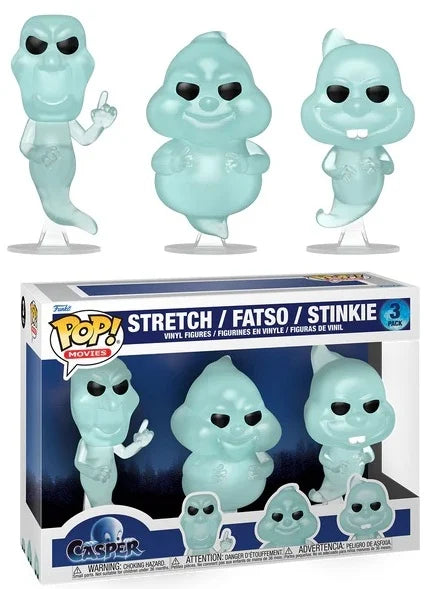 CASPER 30TH ANNIVERSARY - POP Movies - 3PK - Stretch, Fatso & Stinkie