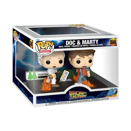 BACK TO THE FUTURE - POP Moment N° 1846 - Doc & Marty