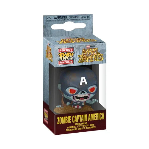 MARVEL ZOMBIES - Pocket Pop Keychain - Zombie Captain America
