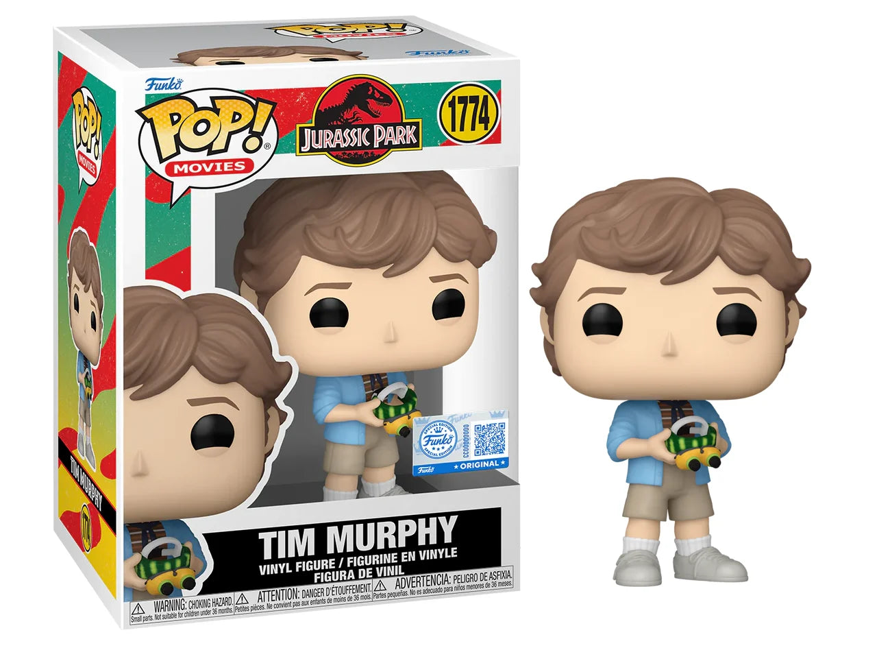 JURASSIC PARK - POP N° 1774 - Tim Murphy With Goggles