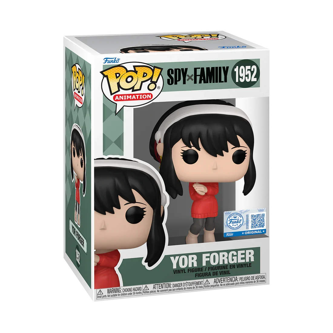SPY X FAMILY - POP N° 1952 - Yor Forger With Chase (Red Sweater)