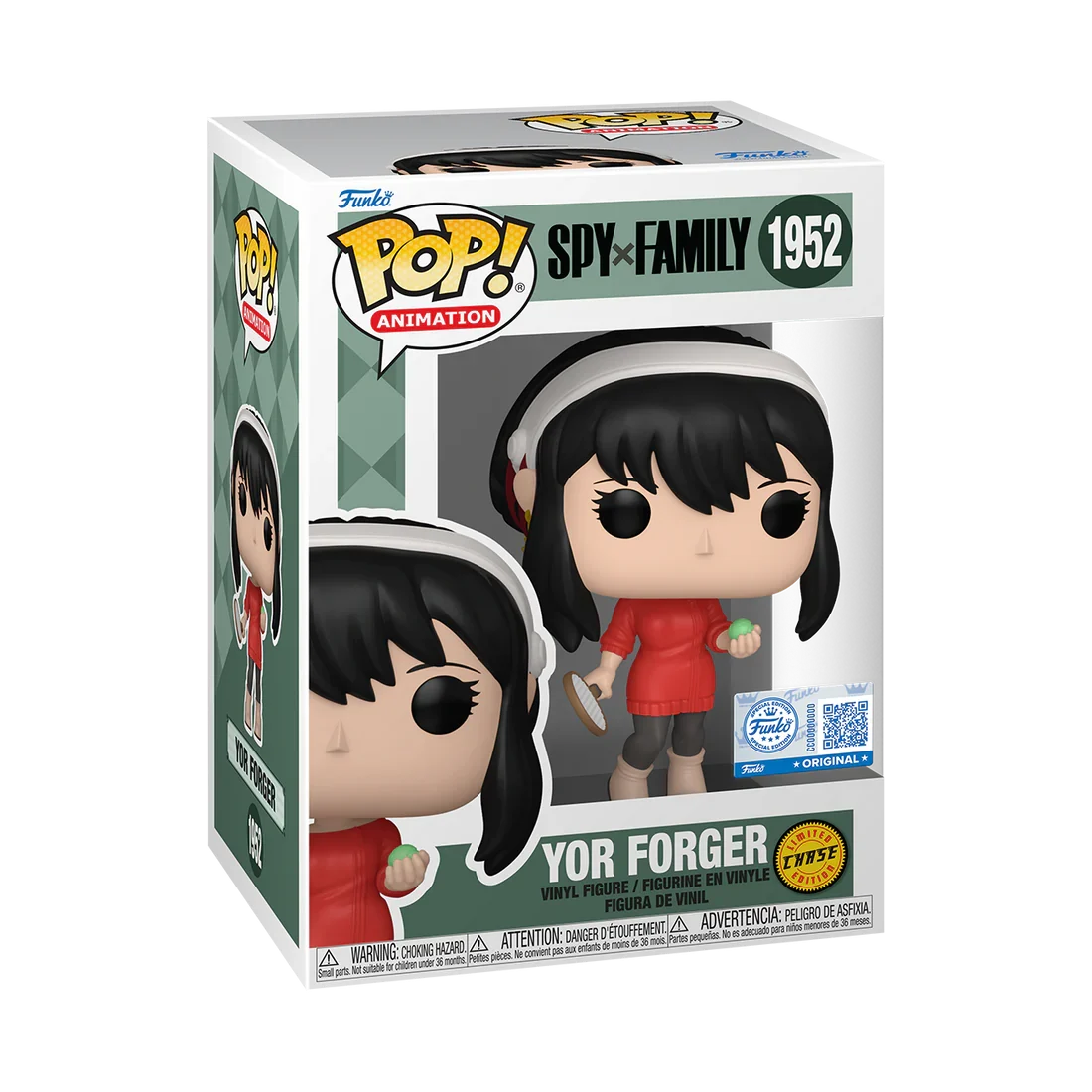 SPY X FAMILY - POP N° 1952 - Yor Forger With Chase (Red Sweater)