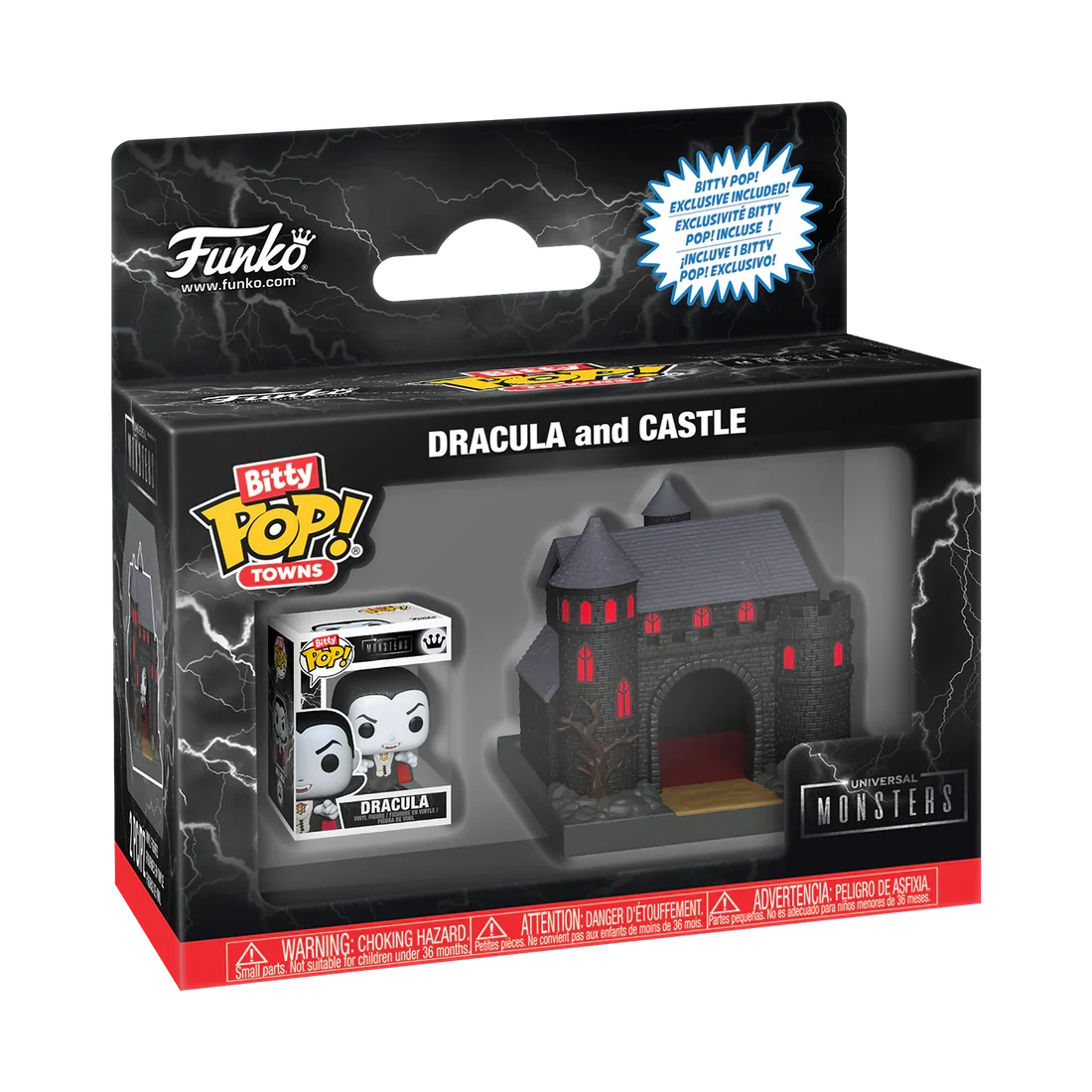 UNIVERSAL MONSTERS - Bitty Pop Town - Dracula's Castle with Dracula