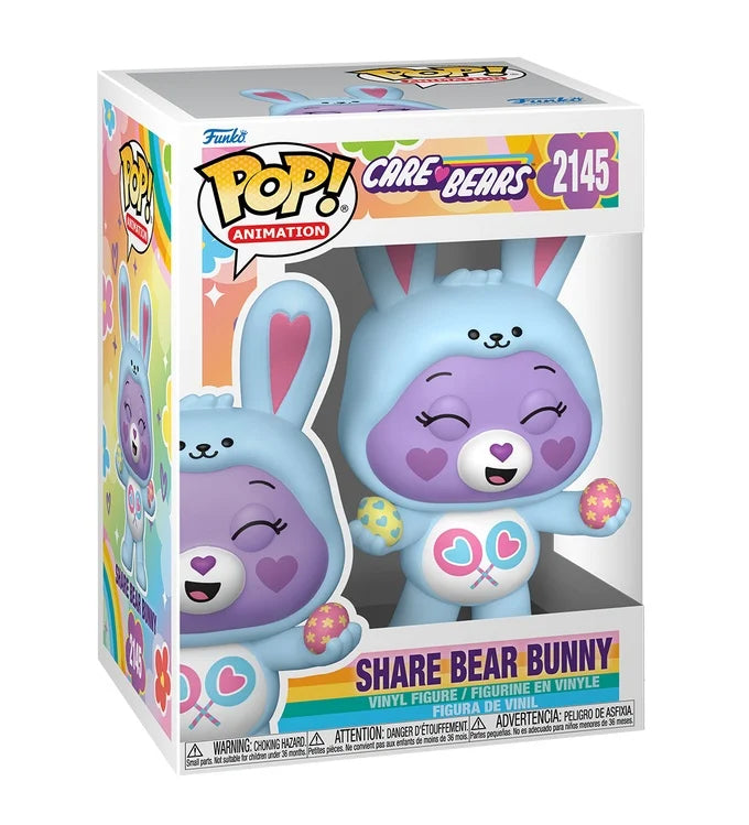 CARE BEARS SPRG - POP Animation N° 2145 - Share Bear Bunny