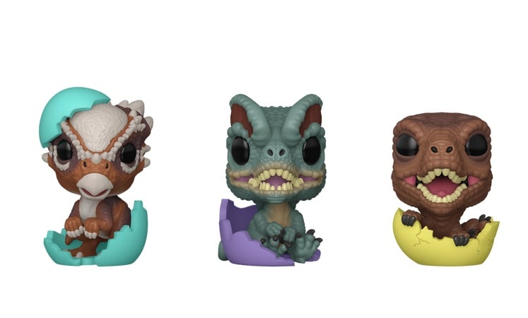JURASSIC PARK SPRG - Pocket Pop Egg 3pk - Dinos