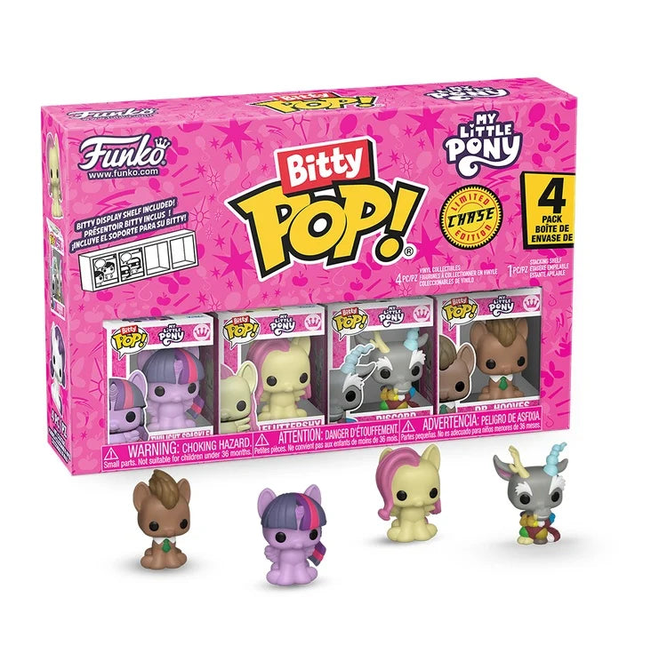 MY LITTLE PONNY - Bitty Pop 4 Pack 2.5cm - Twilight Sparkle with Chase