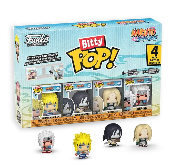 NARUTO SHIPPUDEN - Bitty Pop 4 Pack 2.5cm - Team 2