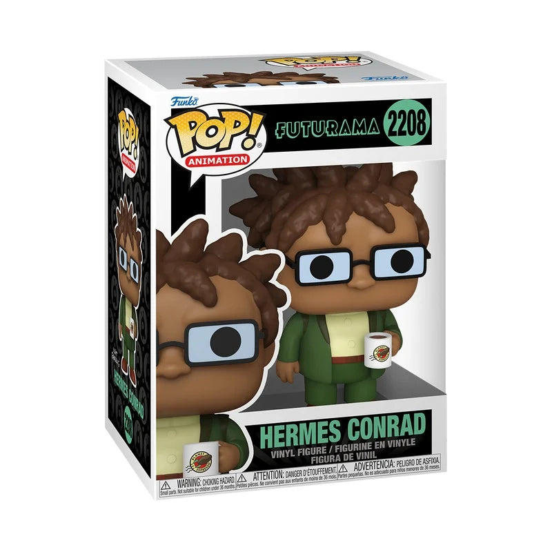 FUTURAMA - POP Animation N° 2208 - Hermes Conrad with Mug