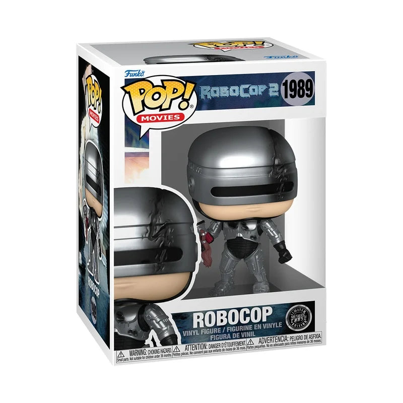 ROBOCOP - POP Movies N° 1989 - Robocop (Metallic) with Chase