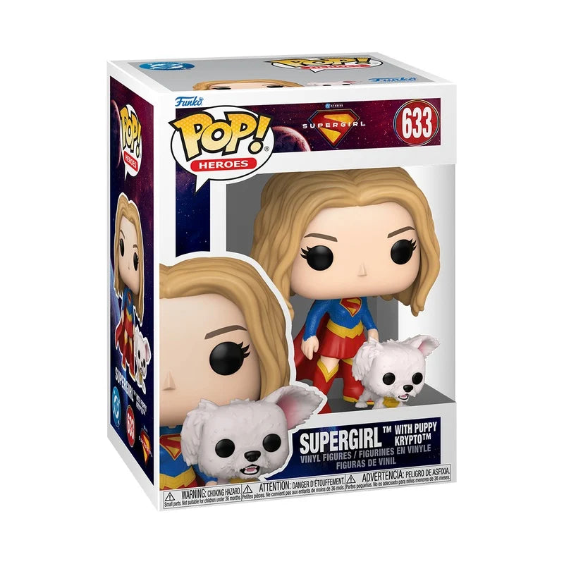 SUPERGIRL - POP & Buddy N° 633 - Supergirl with Puppy Krypto